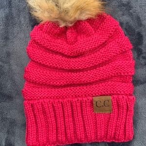 Pink C.C Beanie